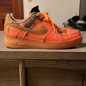 Nike AF1 x Realtree Orange Camo